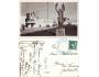 Přerov Středomoravská výstava socha 1936 pohlednice prošlá