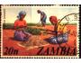 Zambie 1975 Sklizeň burských oříšků, Michel č.150 raz.