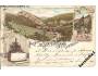 SVATÝ JÁN POD SKÁLOU +KOLÁŽ+LITOGRAFIE /rok1900*OA655