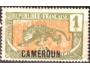 Kamerun 1921 Leopard, přetisk, Michel č.47 ** vada sleva