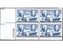 USA 1947 100 let amerických zámek, Michel č.555 4-blok s DČ