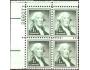 USA 1954 George Washington, Michel č.651 4-blok s DČ **