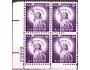 USA 1954 Socha svobody, Michel č.656A 4-blok s DČ 25819 **