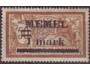Memel  Klajpeda 1920 Alegorie, přetisk na francouzské známce
