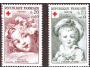 Francie 1962 Červený kříž, obrazy dětí od Fragonard, Michel