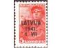 Německá okupace Lotyšska 1941 Přetisk LATVIA na známce SSSR,
