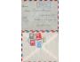 Kolumbie 1949 dopis do ČSR se známkami, Michel č.377,492,525