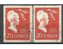 Švédsko 445,445B° Selma Lagerlöf 0.60€ (a3-3)