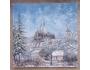 Vlastimil Bareš: Chrám sv. Barbory v zimě - Olej na plátnu