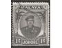 Malajsko Johore 1949 Sultán Ibrahim, Michel č.315  raz.