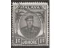 Malajsko Johore 1949 Sultán Ibrahim, Michel č.315 raz.