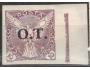 ČSR 1934 Obchodní tiskopisy, přetisk, č.OT1 *N pravý obraj