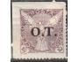 ČSR 1934 Obchodní tiskopisy, přetisk,  č.OT1 *N známka z lev