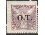 ČSR 1934 Obchodní tiskopisy, přetisk, č.OT1 *N známka z lev