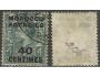 Maroko - britská pošta 1925 francúzska mena č.15
