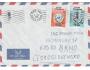 Ethiopie 1985 Letecký dopis do ČSR, vyplacený známkami Miche