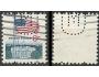 perfin USA o Mi.1033A Vlajka