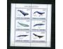 Komorské ostrovy blok  fauna velryby**  (kat. Michel  11€)