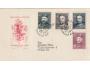 ČSR 1948 Sokolský slet, portréty č.475-8 FDC