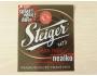 Steiger nealko Dark Free - pivní etiketa