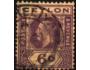Ceylon 1921 Král Jiří V., Michel č.191 raz.