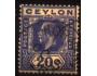 Ceylon 1921 Král Jiří V., Michel č.197 raz.