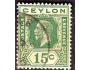 Ceylon 1921 Král Jiří V., Michel č.196 raz.