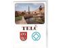 Telč náměstí zámek mapa znak - třídílná ***21141o