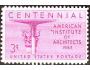 USA 1957 Společnost architektů, Michel č.711 **