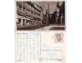 Liberec 1952 Železná ulice, pohlednice prošlá poštou