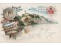 ZVÍKOV HRAD + ERB=LITOGRAFIE /rok1899?*kc9051