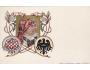 DVĚ ŽENY +ERBY = SECESE /rok1900?*kc9084