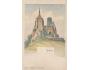 BEZDĚZ HRAD =mal.K.LIEBSCHER =rok1900?*BE3762