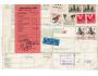 celní buletin zásilky s doplatkem 24 známek  r.1971 O10/562
