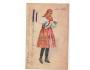 žena v kroji raz.Stará Bělá r.1920 prošlá N/440