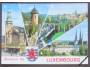 Luxemborg - Lucembursko, okénková - nádraží, katedrála, znak