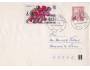 1980 Brezno-Zvolen vlaková pošta 906 dopis - COB Husák 60h +