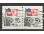 USA o Mi.1522C Vlajka, budova Nejvyššího soudu (páska)