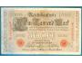 Německo 1000 marek 21.4.1910 podtisk N série A 7místný č.