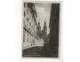 Trnava ulice ke kostelu s lidmi prošlá r.1934.SV6/155