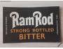 RamRod Strong Bitter - Czechoslovak make - nálepka od sirek