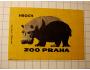 zápalková nálepka-ZOO PRAHA /1