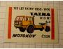 zápalková nálepka-125 LET auto TATRA/22