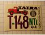 zápalková nálepka-auto TATRA/27