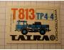 zápalková nálepka-auto TATRA/29