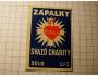 zápalková nálepka-SOLO ZÁPALKY/ 38
