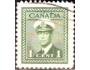 Kanada 1942 Král Jiří VI., Michel č.216A raz.