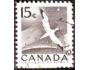 Kanada 1955 Výplatní 15c pták, Michel č.288A raz.