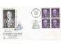 USA 1960 Senátor Walter F. George, Michel č.800 4-blok FDC