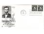 USA 1965 Abraham Lincoln, Michel č.893 IICVy x2 FDC